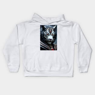 Great gothic tiger Kids Hoodie